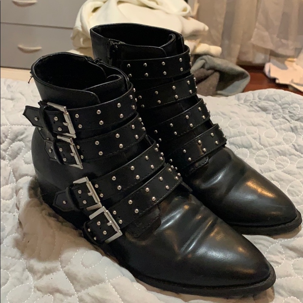 Forever 21 studded booties